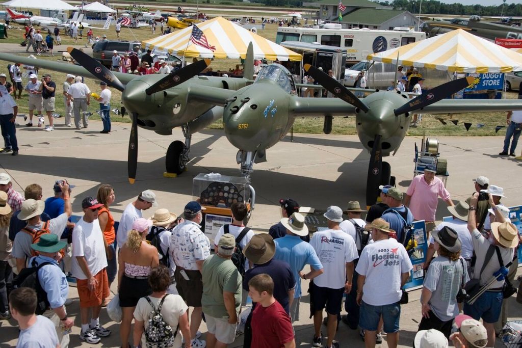 P-38 ground display