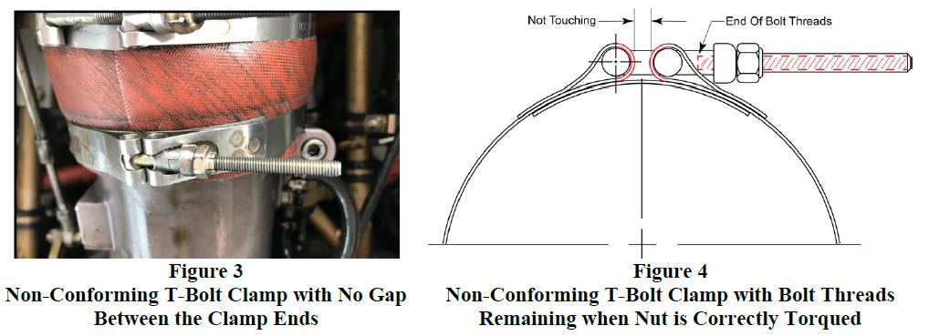 Lycoming: Some Models Need T-Bolt Clamp Checked