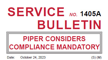 <strong>Piper Issues Updated Skin Rivet Inspection Service Bulletin</strong>