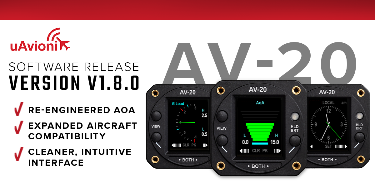uAvionix AV-20 Software Update Now Available
