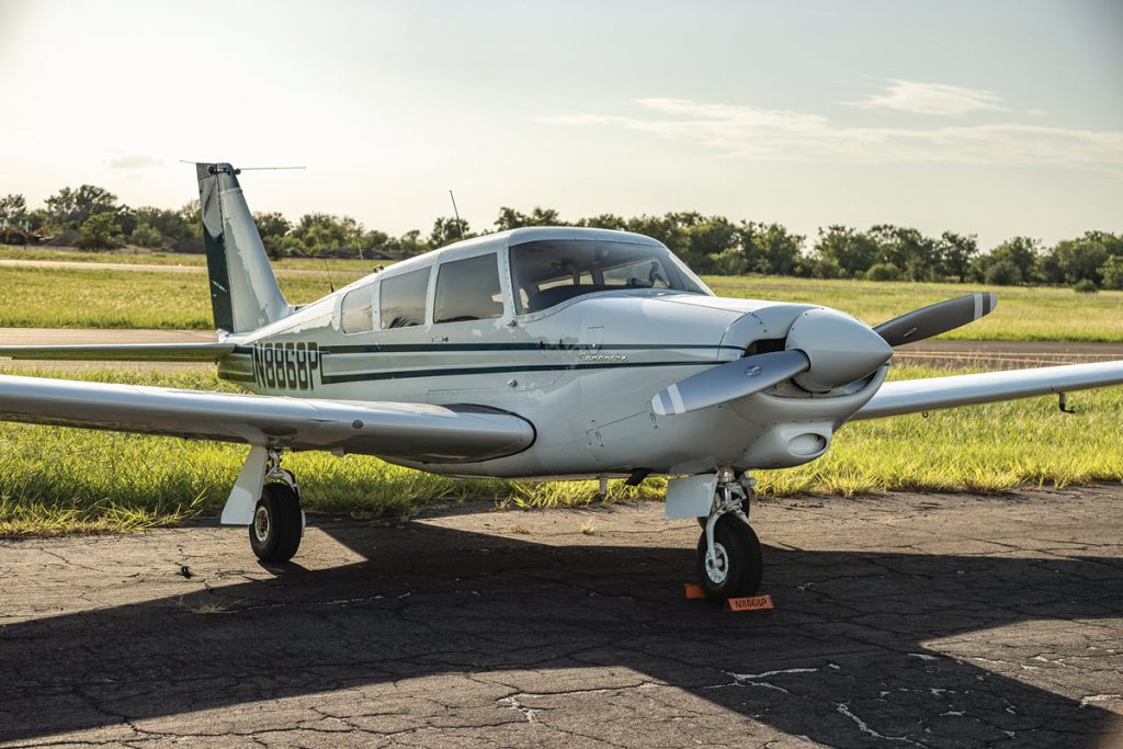 1966 Piper Comanche 260B on ground