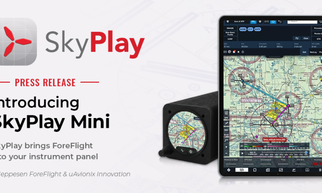 uAvionix and Jeppesen ForeFlight Announce “SkyPlay”